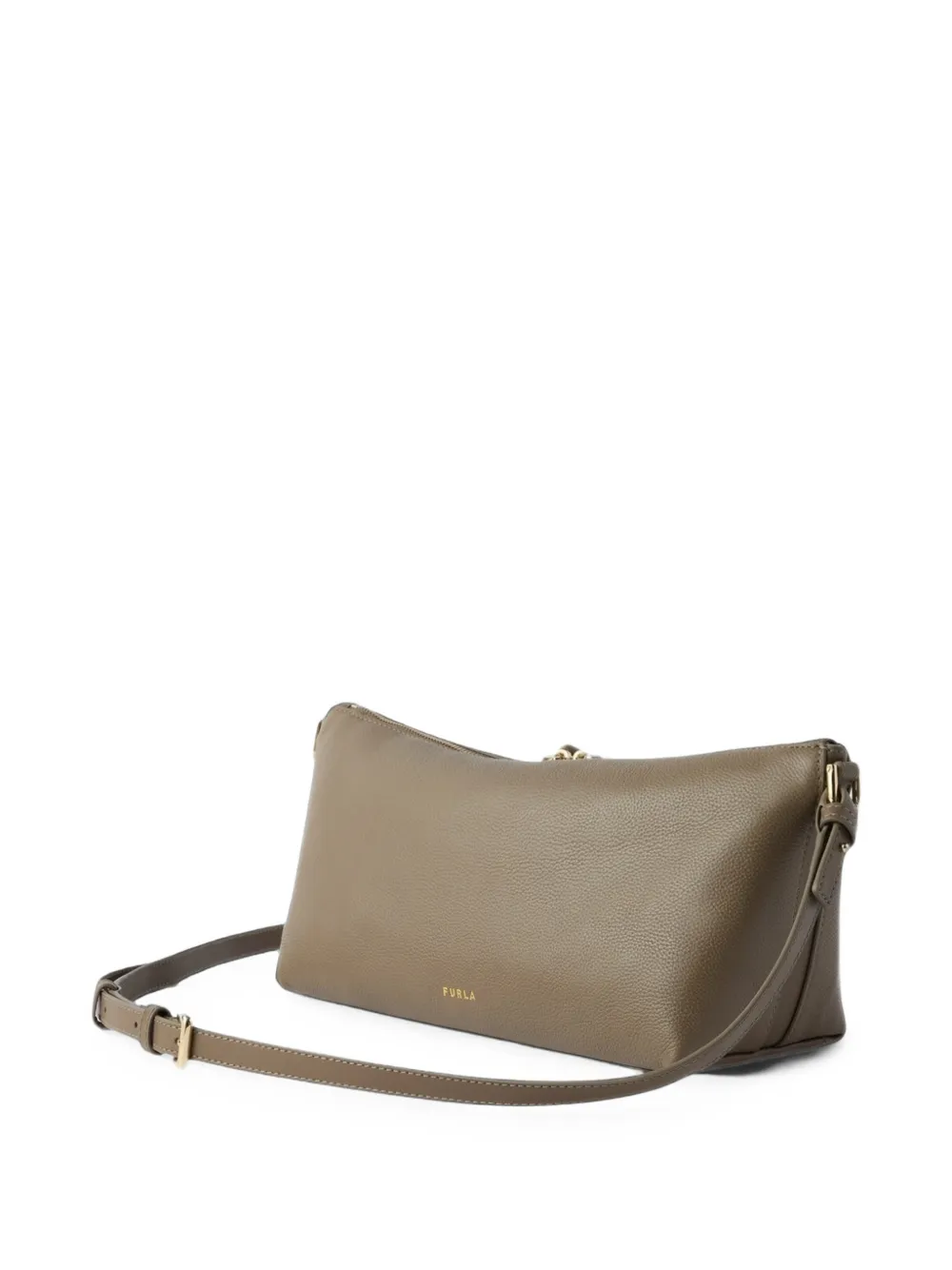Furla Debby leren schoudertas Bruin