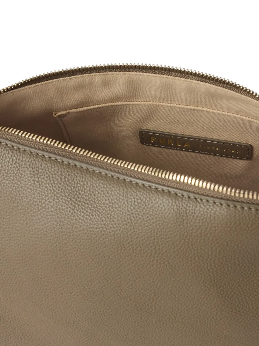 Furla Debby leren schoudertas Bruin
