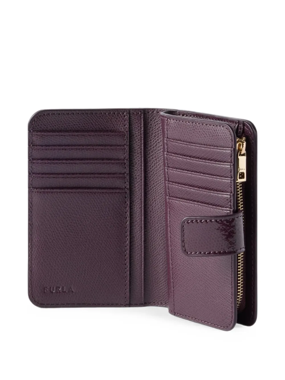 Furla Camelia compacte portemonnee Paars