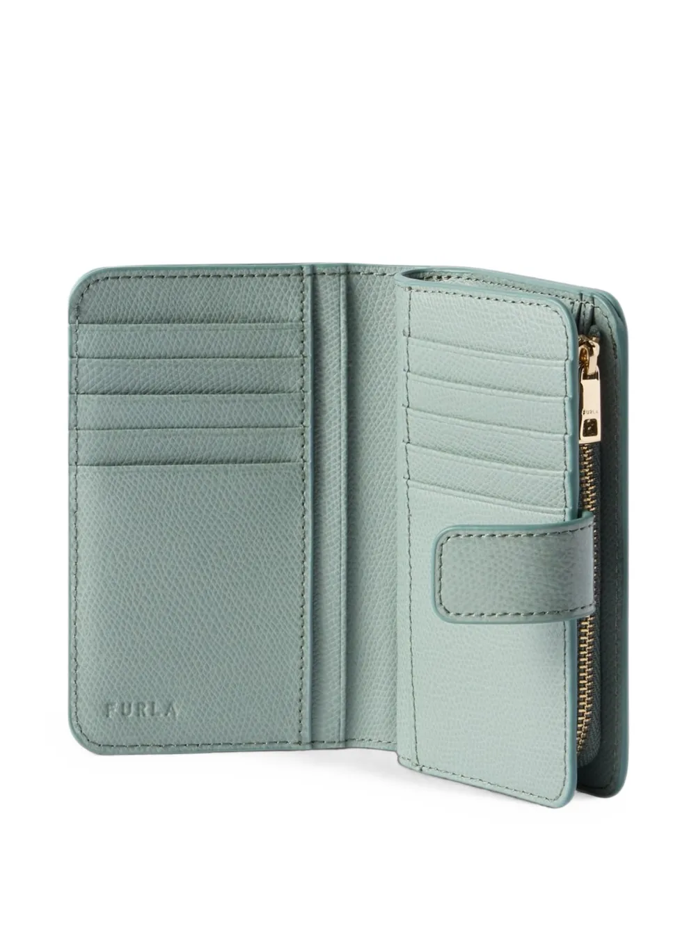 Furla Camelia compacte portemonnee Groen