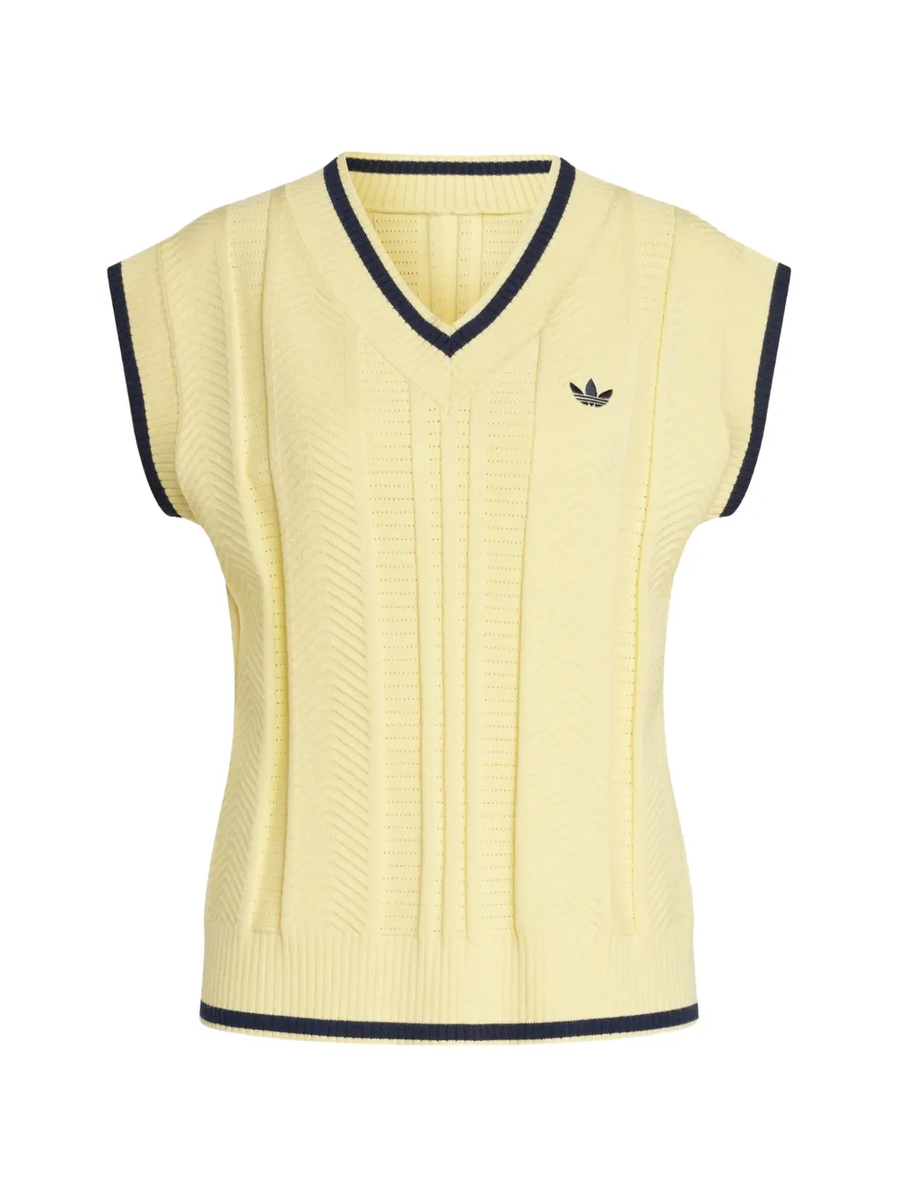 adidas cable knit vest - Giallo