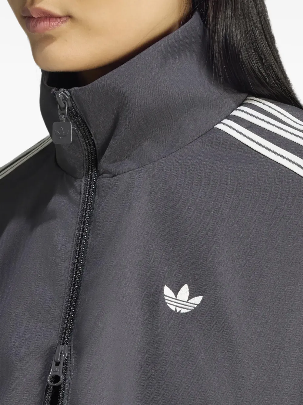 adidas Firebird ruimvallend trainingspak met ritssluiting voor een ontspannen veelzijdige stijl Zwart