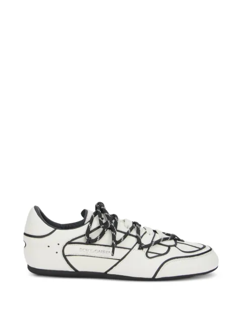 Dolce & Gabbana contrast-piping lace-up sneakers