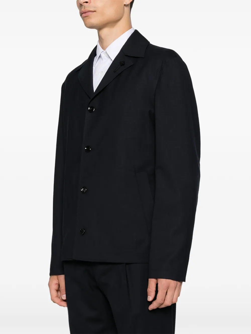 Lardini Blazer met enkele rij knopen Blauw