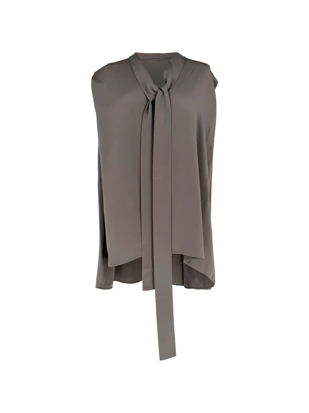 JOSEPH Batin tie-neck blouse - Grigio