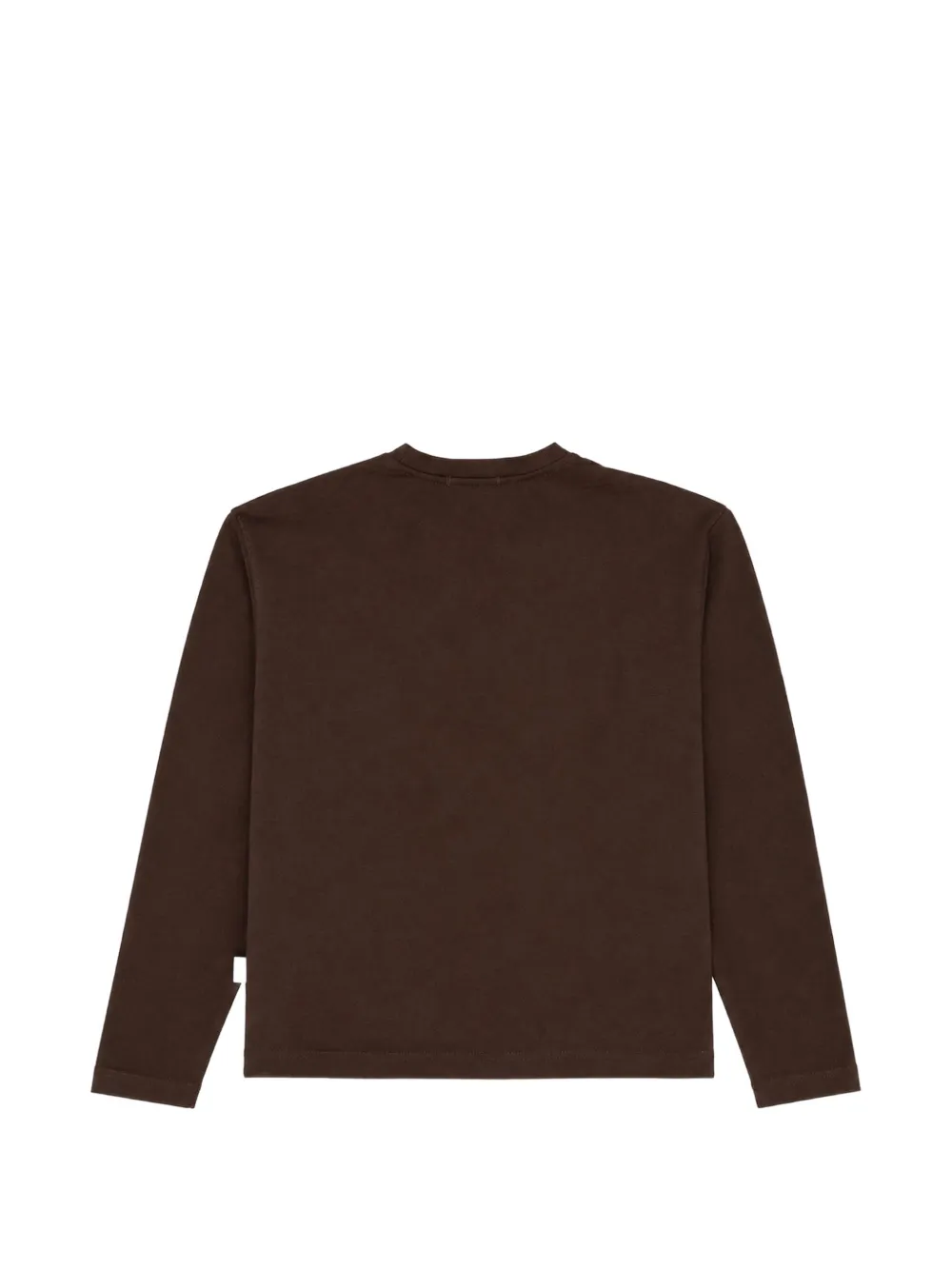 Paolo Pecora Kids T-shirt met gelaagd detail Bruin