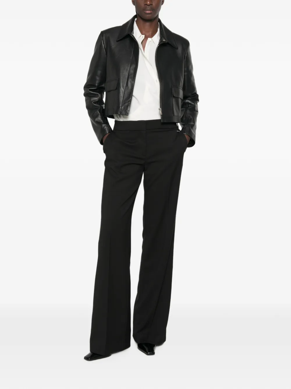 Aniye By Rio pantalon met logoplakkaat Zwart