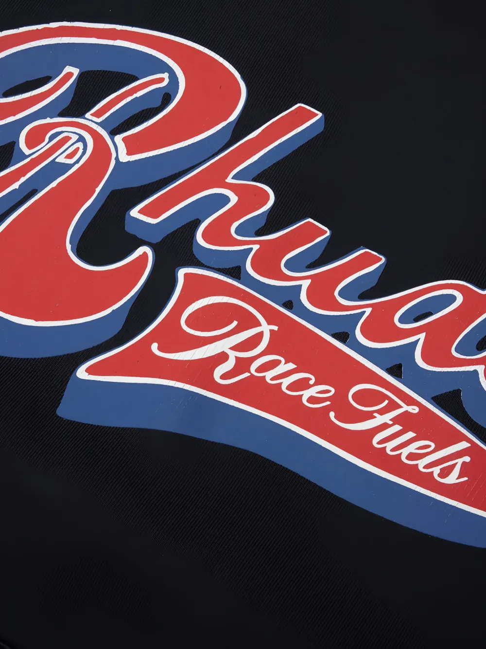 RHUDE Pit Stop hoodie Zwart