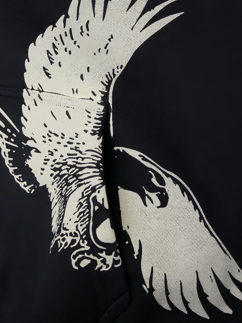 RHUDE Eagle Pass hoodie met logoprint Zwart