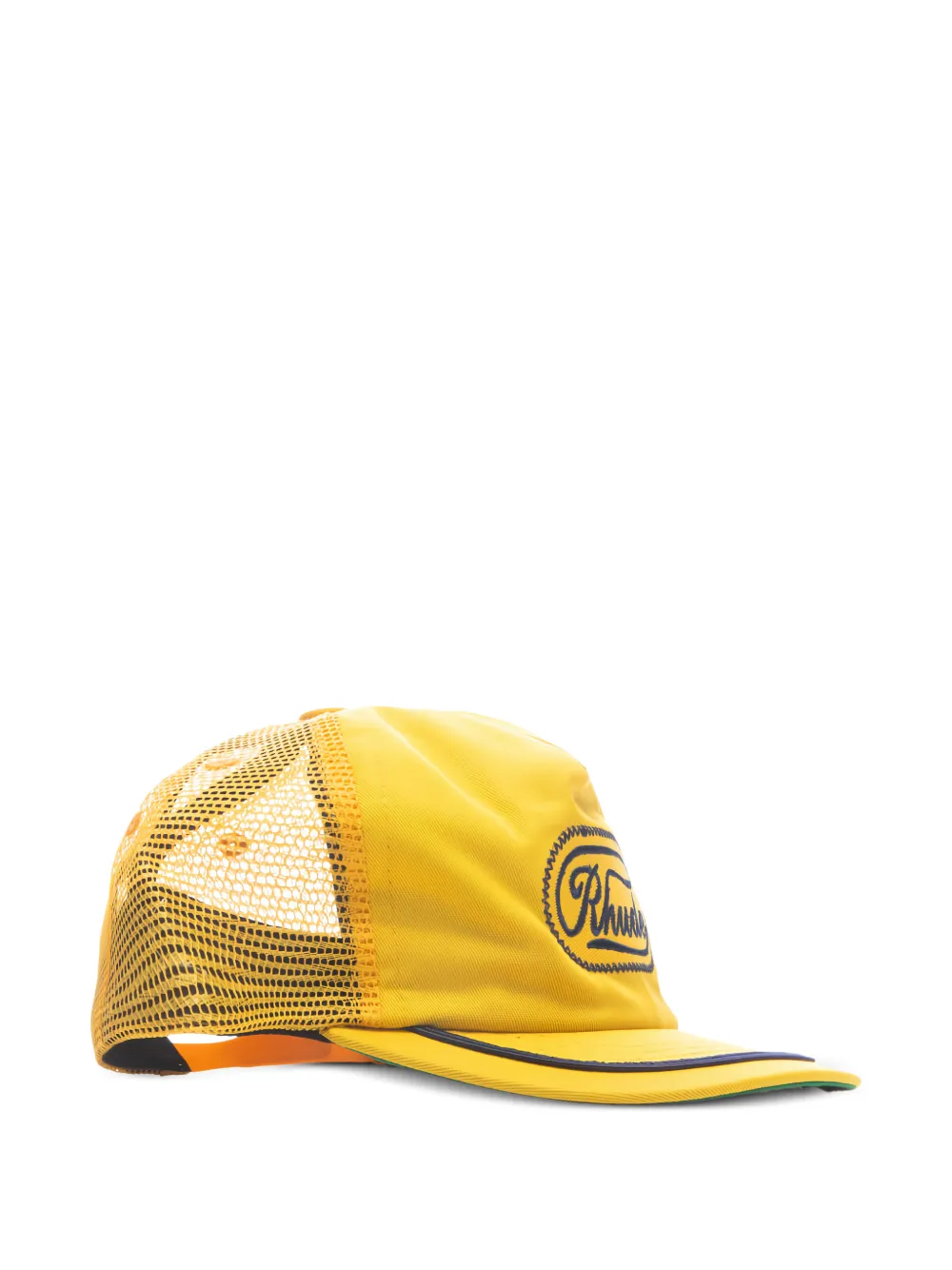 RHUDE Truckerpet met -patch Geel