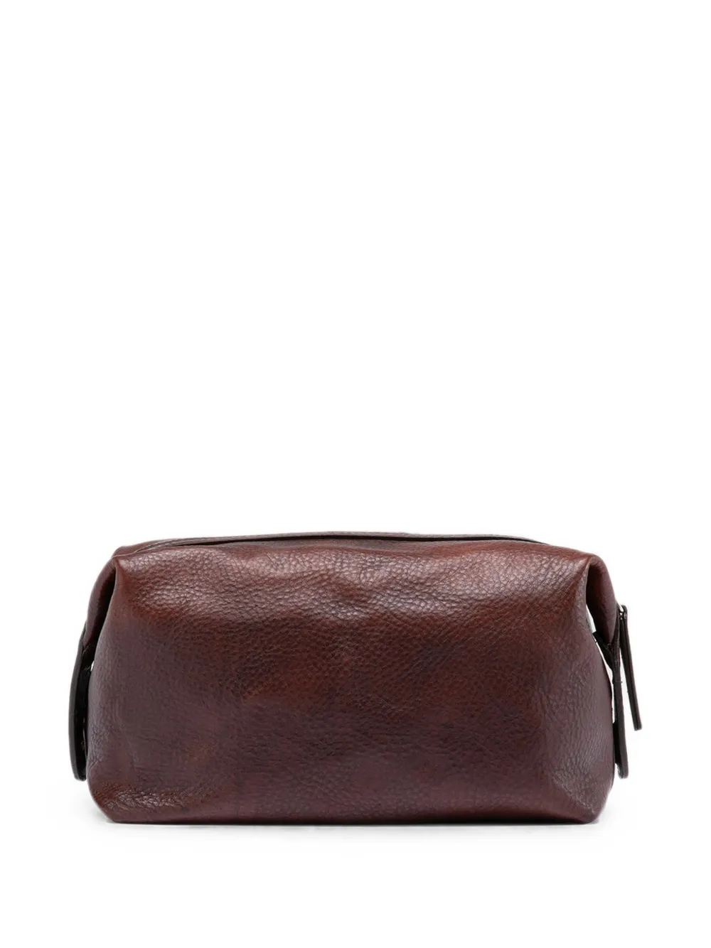 Officine Creative Leren toilettas Bruin