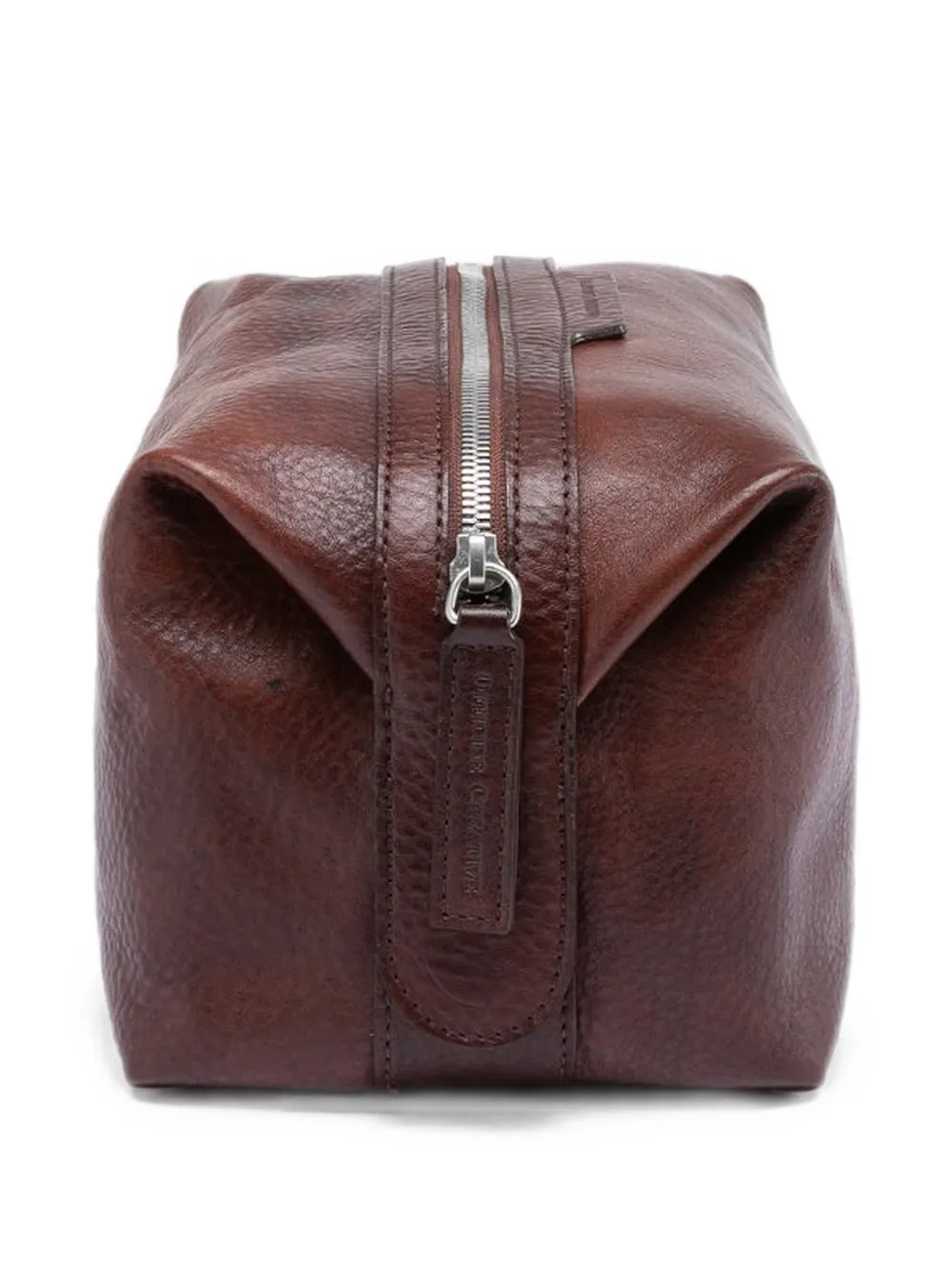 Officine Creative Leren toilettas Bruin