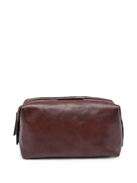 Officine Creative leather wash bag