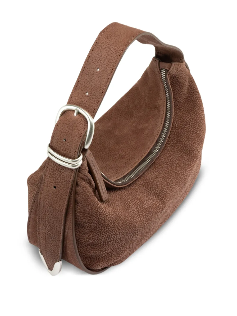 Officine Creative Tools Buckle-detail Leather Shoulder Bag in Brown, view 5