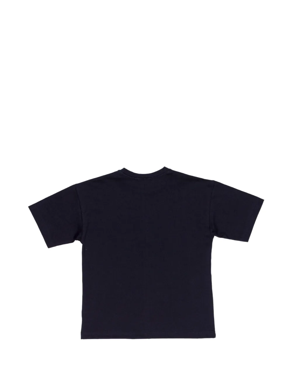 Paolo Pecora Kids T-shirt met ronde hals Zwart