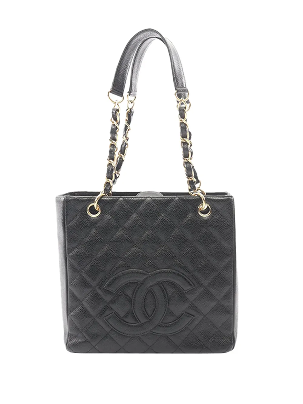 CHANEL Pre-Owned 2004-2005 Caviar Petite Shopping tote bag - Schwarz