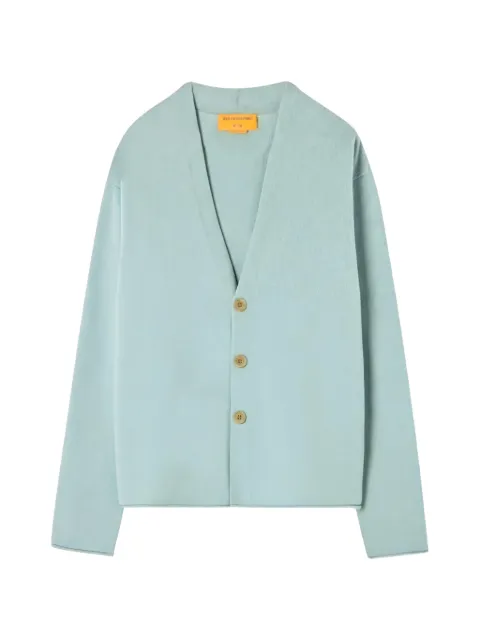 Guest In Residence button-fastening cashmere oversized cardigan