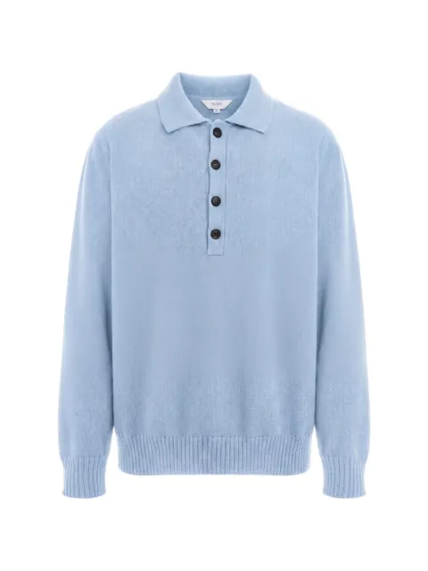 Malo cashmere button-up polo
