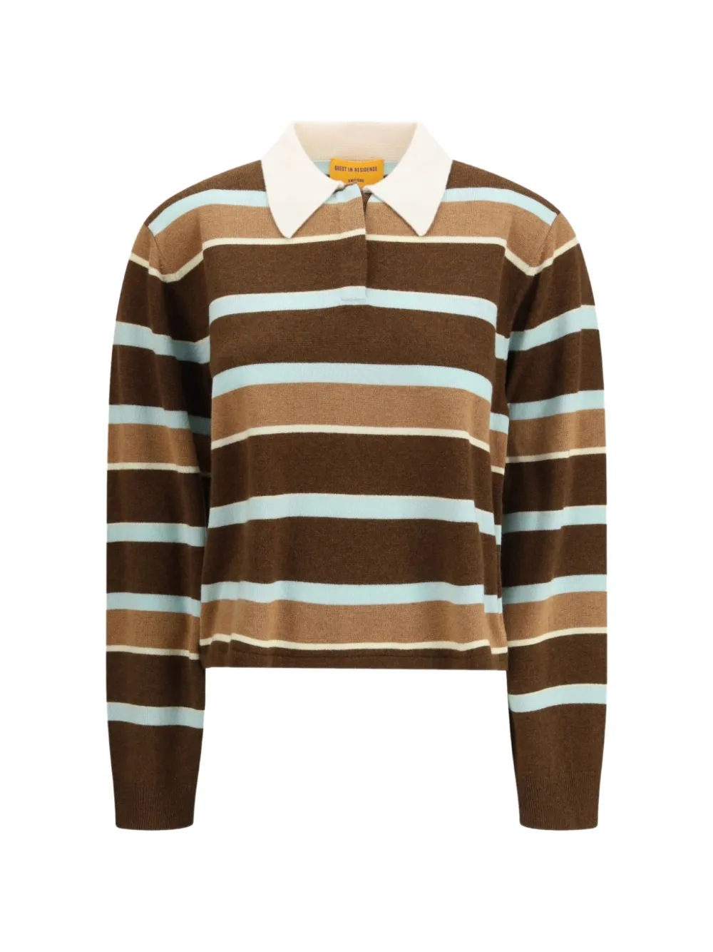 Guest In Residence striped cashmere sweater - Braun