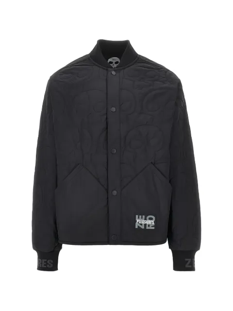 Pleasures Thomas quilted skull-pattern jacket