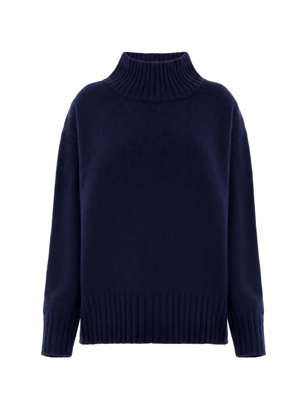 Malo high-neck cashmere knit Blauw