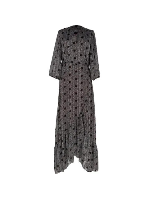 Ba&Sh Pisy printed wrap maxi dress