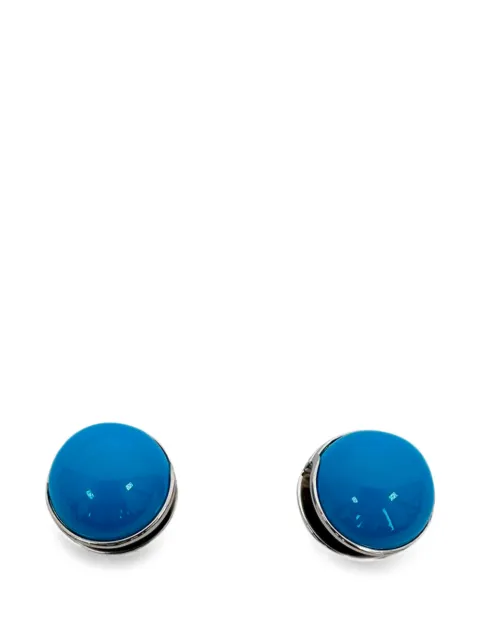 Alaïa Pre-Owned aretes Sphere con esmaltado