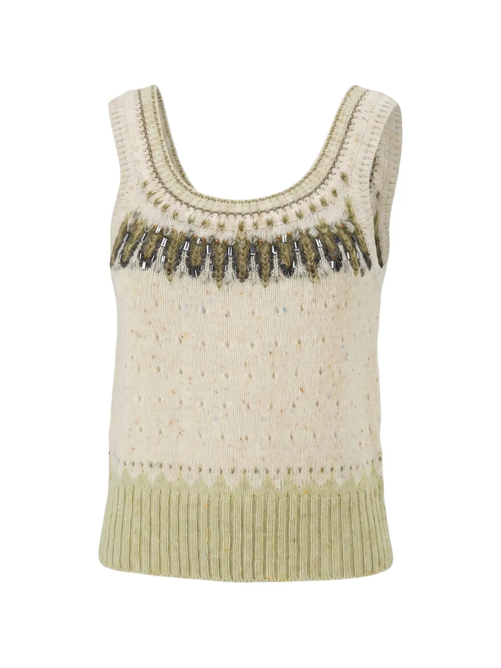 Ermanno Scervino Gebreide top Beige
