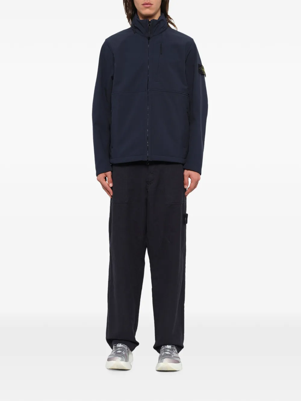 Stone Island Q100005 Soft Shell-r_e.dye jack Blauw