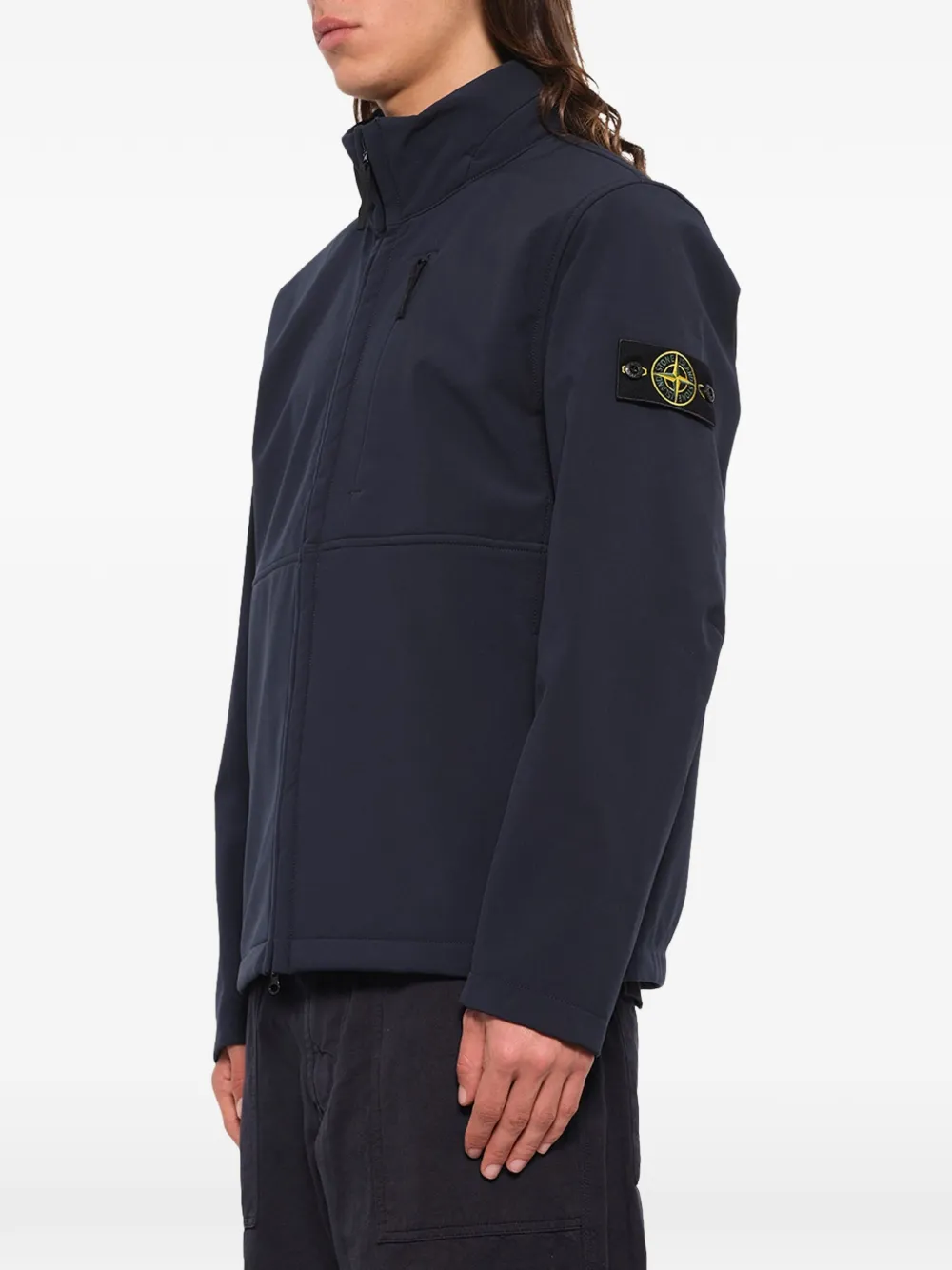 Stone Island Q100005 Soft Shell-r_e.dye jack Blauw
