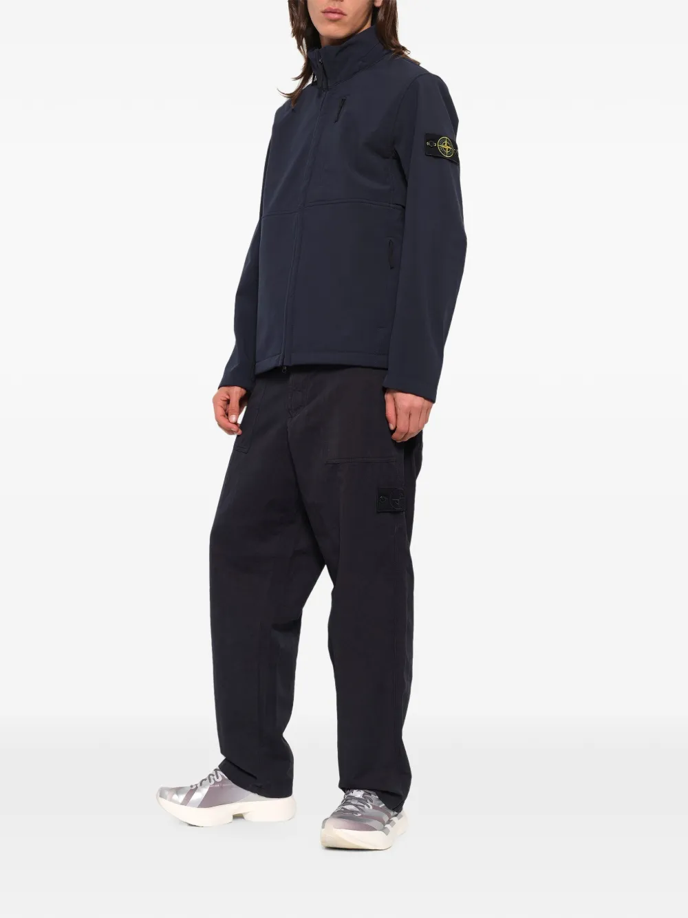 Stone Island Q100005 Soft Shell-r_e.dye jack Blauw