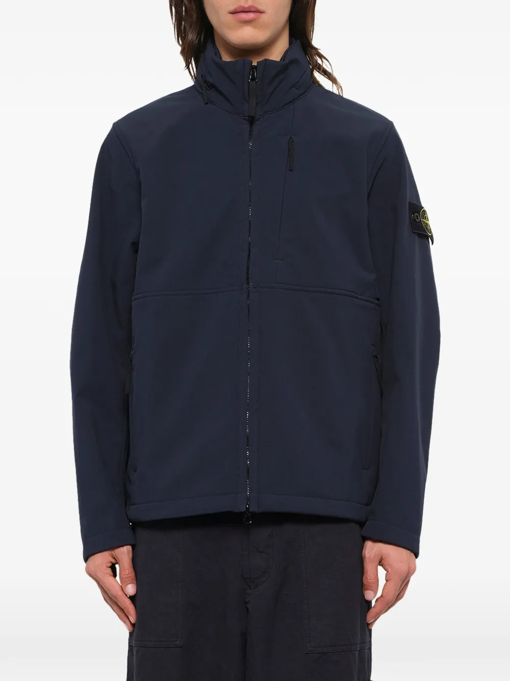 Stone Island Q100005 Soft Shell-r_e.dye jack Blauw