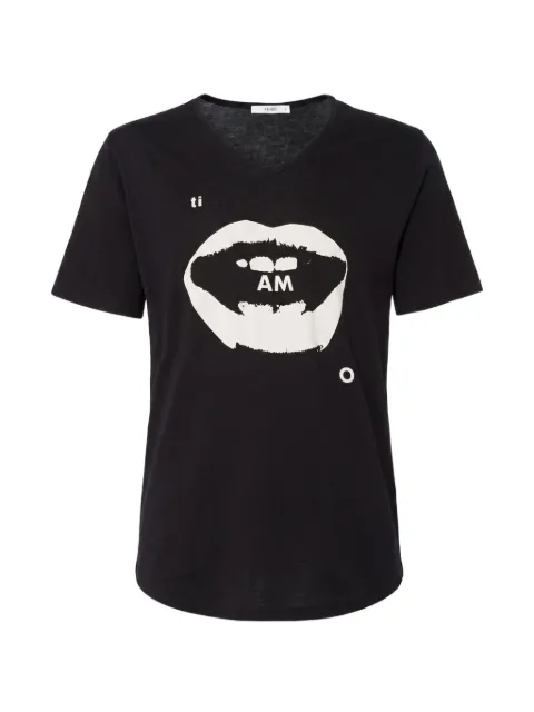 FENDI camiseta con estampado gráfico