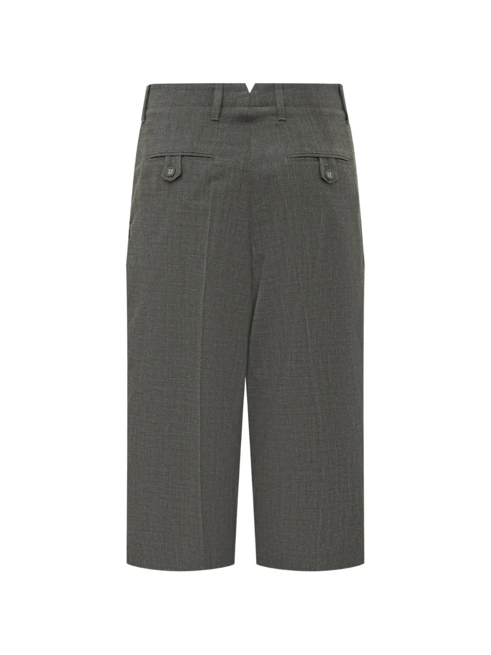 AMI Paris pleated shorts Grijs