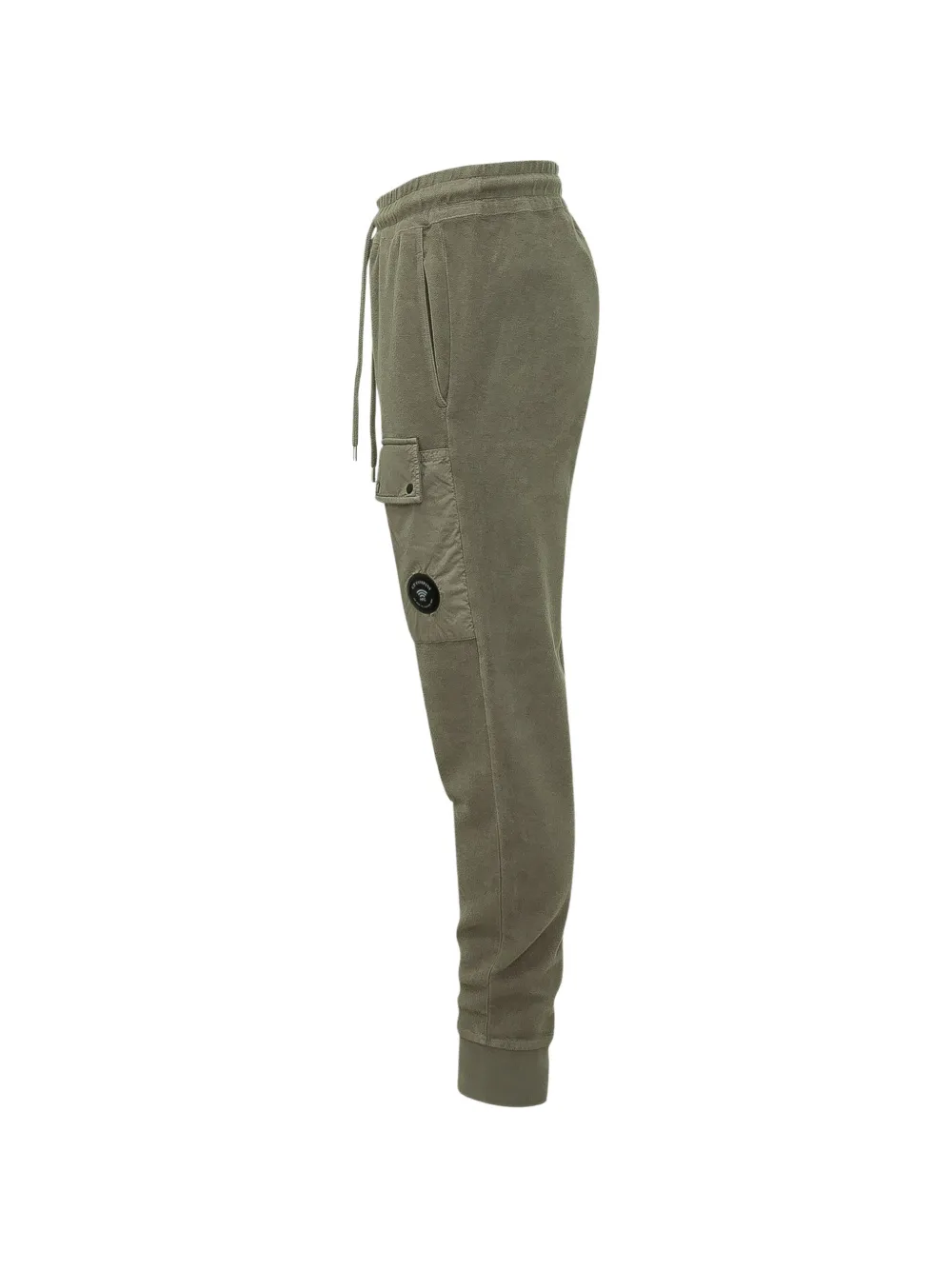 C.P. Company Lens cargojoggingbroek van geborstelde en geschuurde fleece Groen