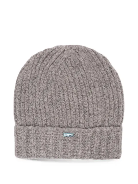 Alanui ribbed-knit cashmere beanie hat