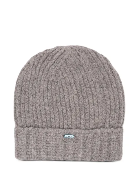 Alanui ribbed-knit cashmere beanie hat