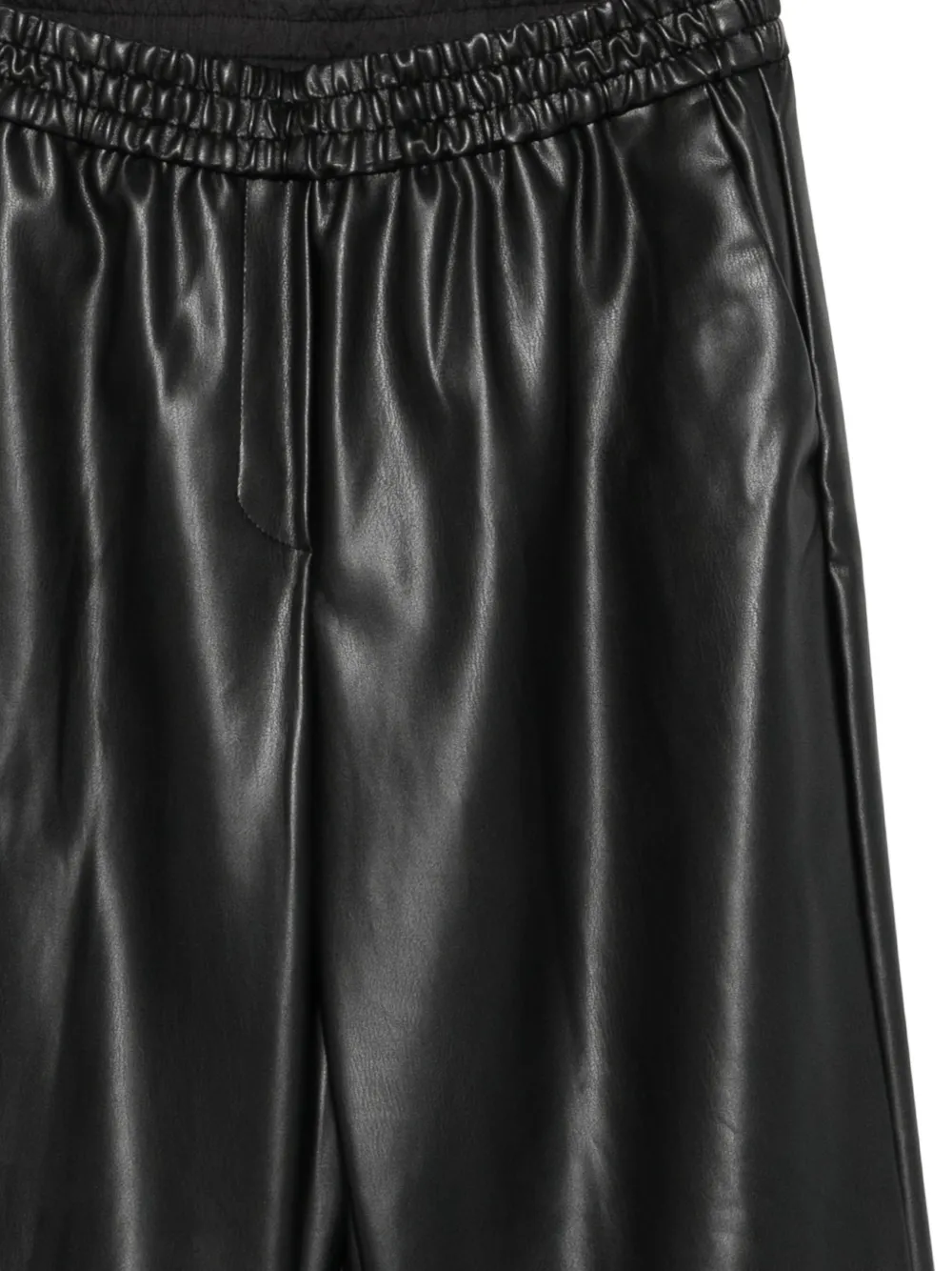 Nude Broek van imitatieleer Zwart