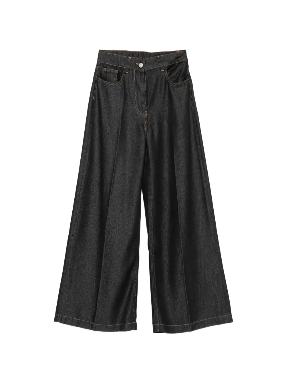 Nude wide-leg jeans - Nero