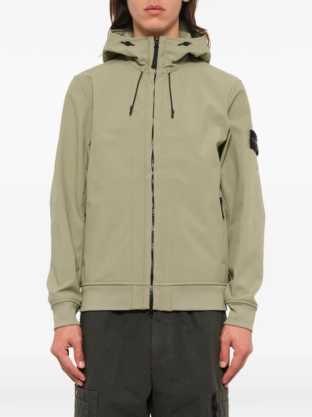 Stone Island hooded jacket Groen