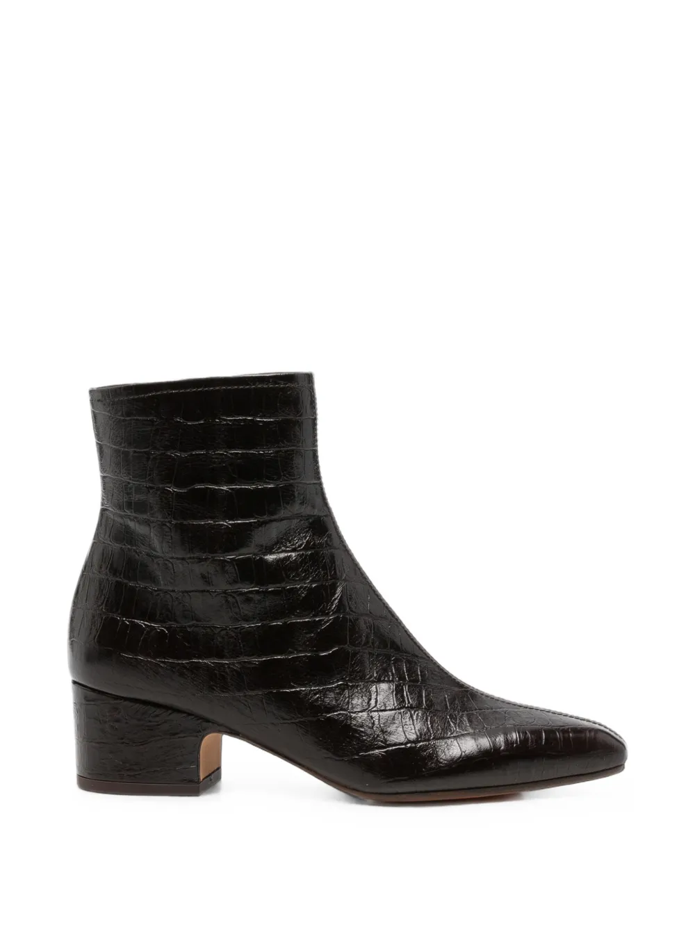 Chie Mihara croc-effect leather ankle boots Bruin