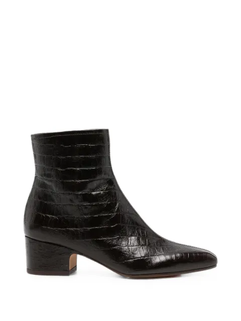 Chie Mihara croc-effect leather ankle boots