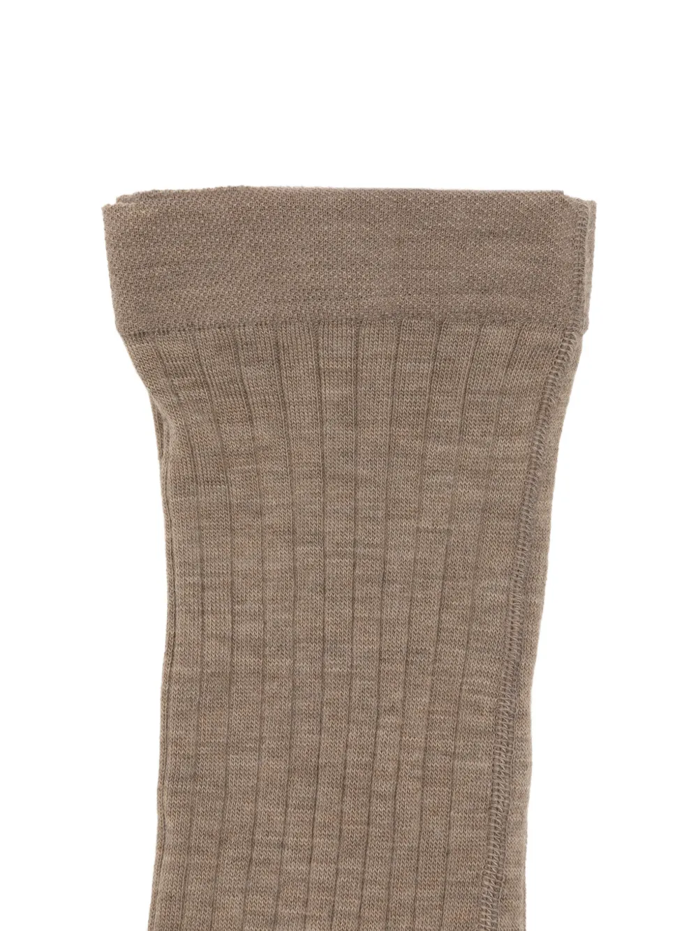 Jil Sander Ribgebreide panty Bruin