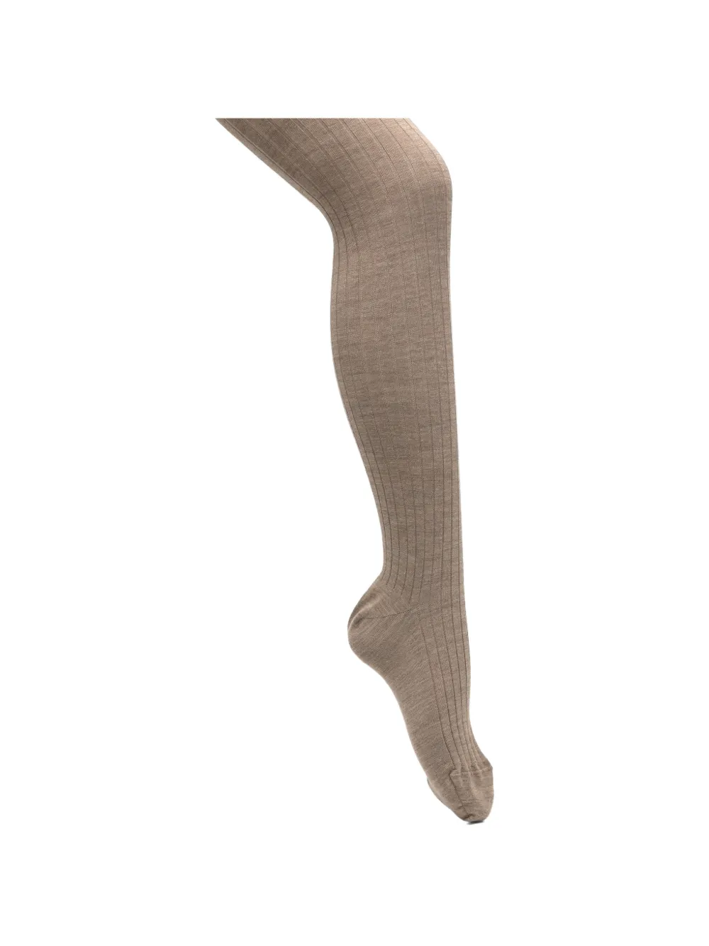 Jil Sander ribbed-knit tights - Marron Jil Sander ribbed-knit tights - Marron