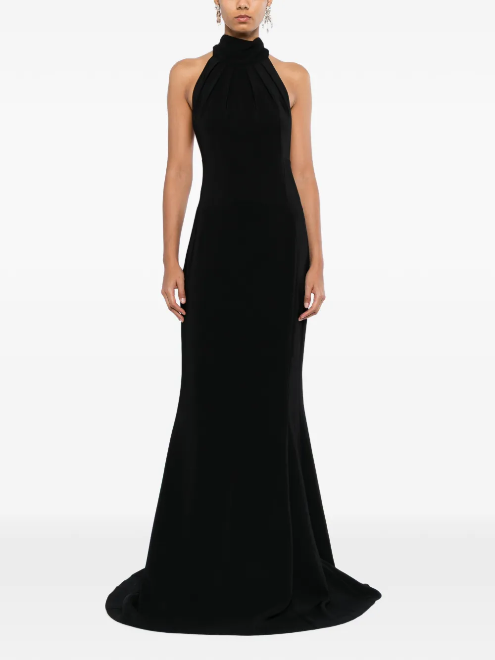 Zuhair Murad Cady halterjurk Zwart