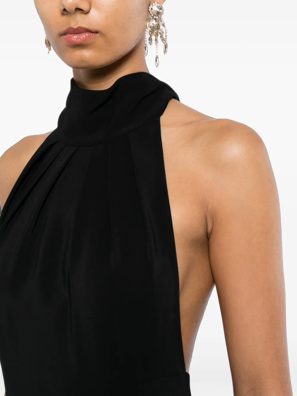 Zuhair Murad Cady halterjurk Zwart