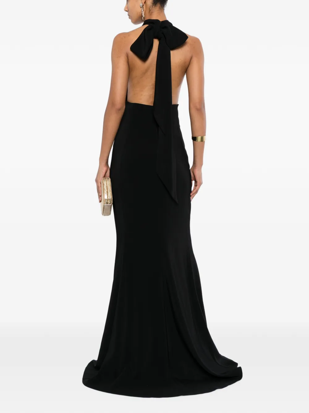 Zuhair Murad Cady halterjurk Zwart