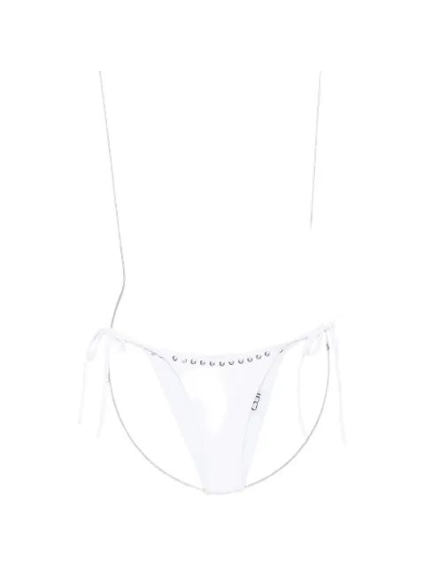 Ludovic de Saint Sernin eyelet-embellished side-tie bikini bottoms