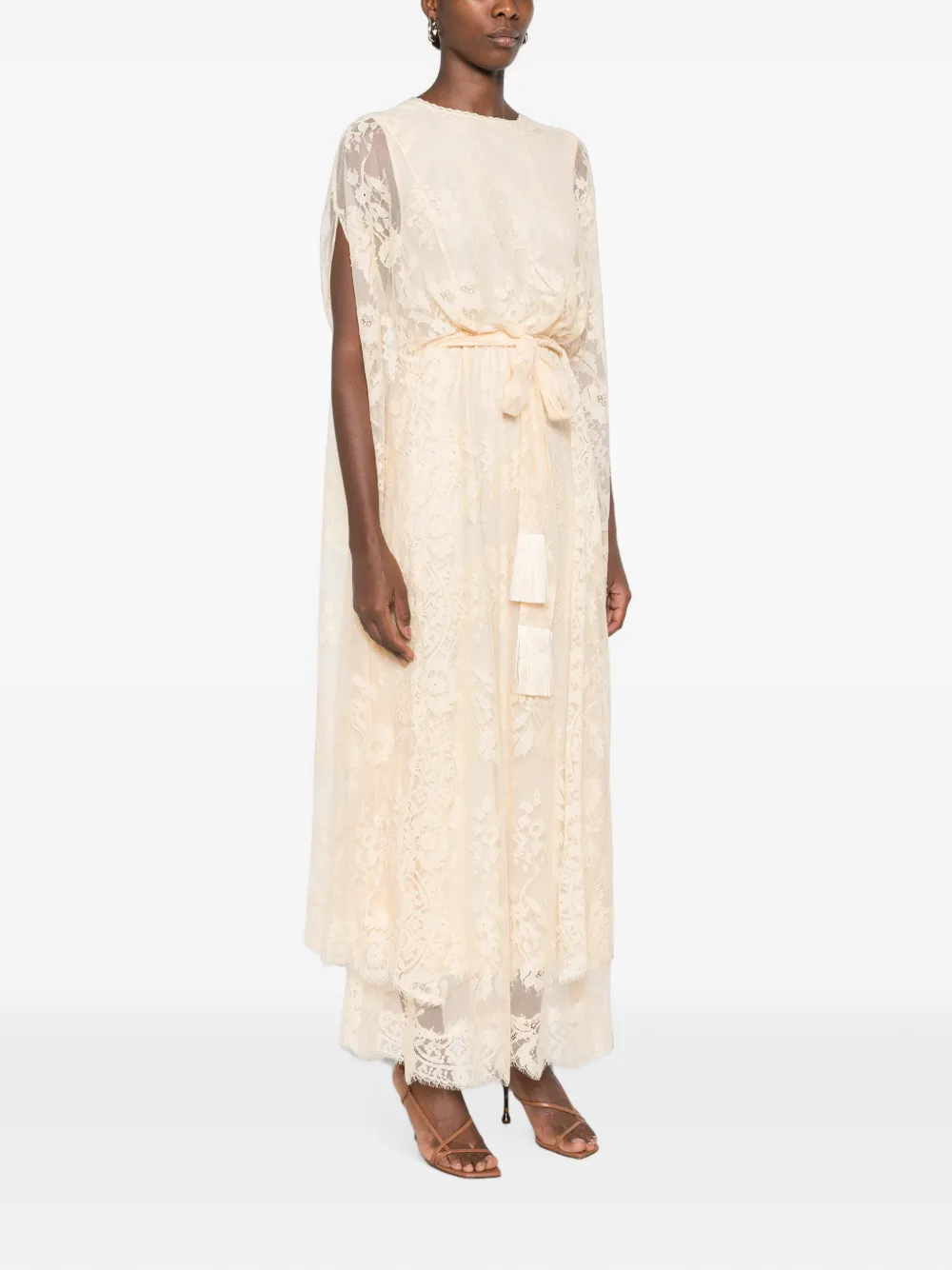 ZIMMERMANN Valiant zijden maxi-jurk met bloemenprint Wit