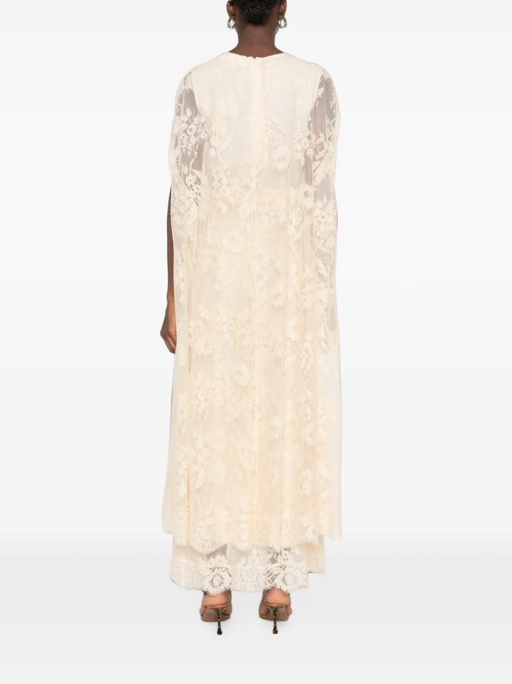 ZIMMERMANN Valiant zijden maxi-jurk met bloemenprint Wit